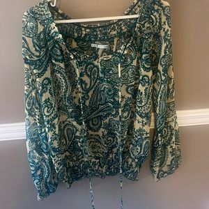 Sheer boho top